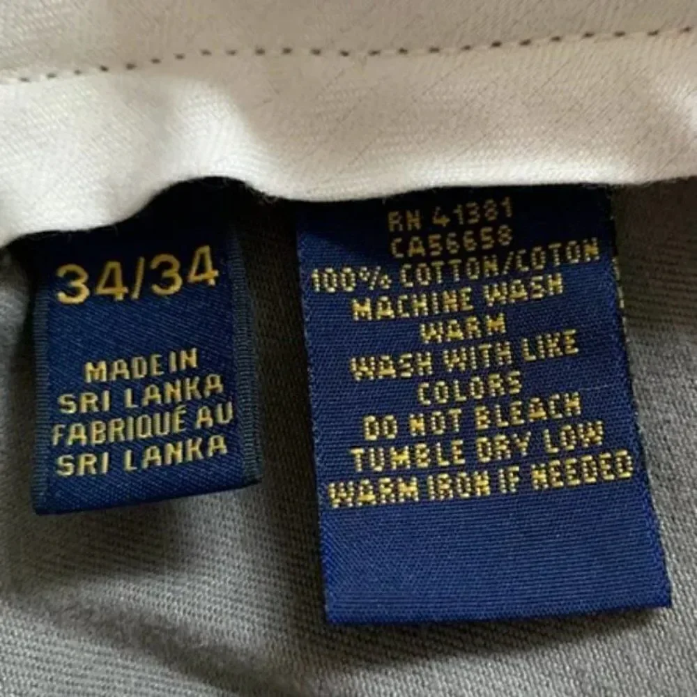 Polo Ralph Lauren Men’s Classic Fit Chino size 34x34
